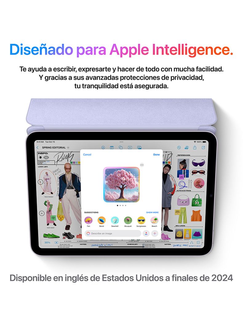 Apple iPad Mini 8.3" WiFi 128GB Chip A17 Pro Morado-4