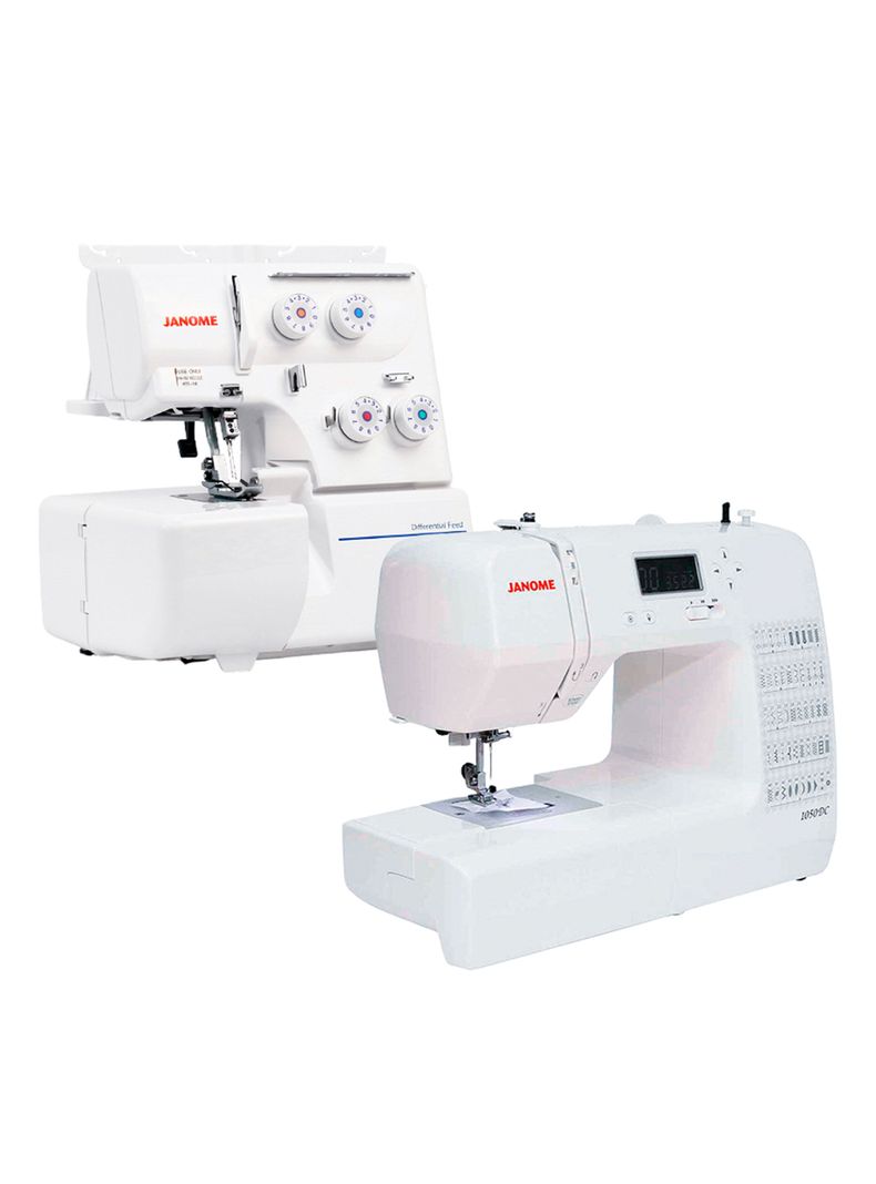 Máquina de Coser 1050DC + Overlock Janome Mylock8002D-0
