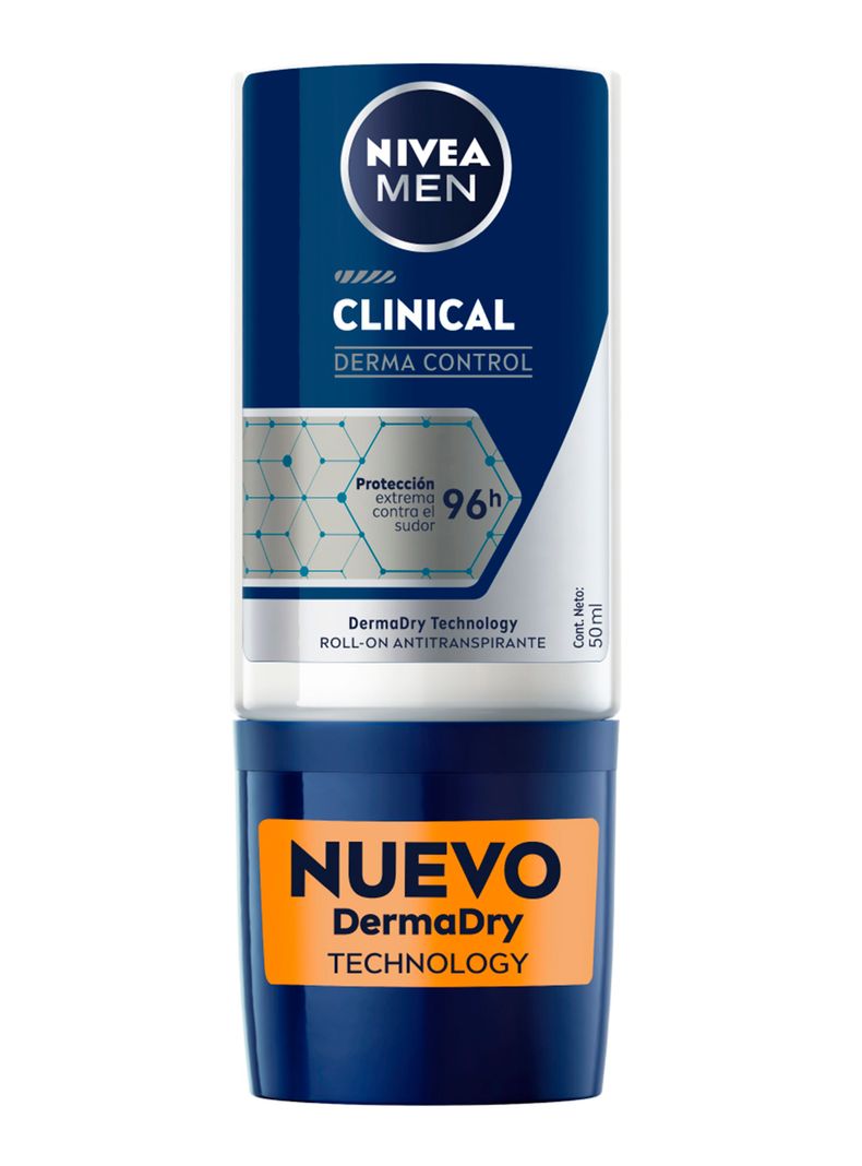 Clinical Antitranspirante Roll On M 50 ml-0