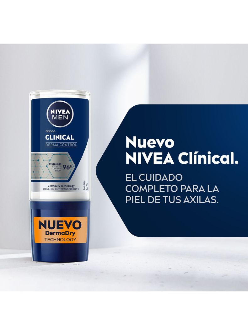 Clinical Antitranspirante Roll On M 50 ml-2