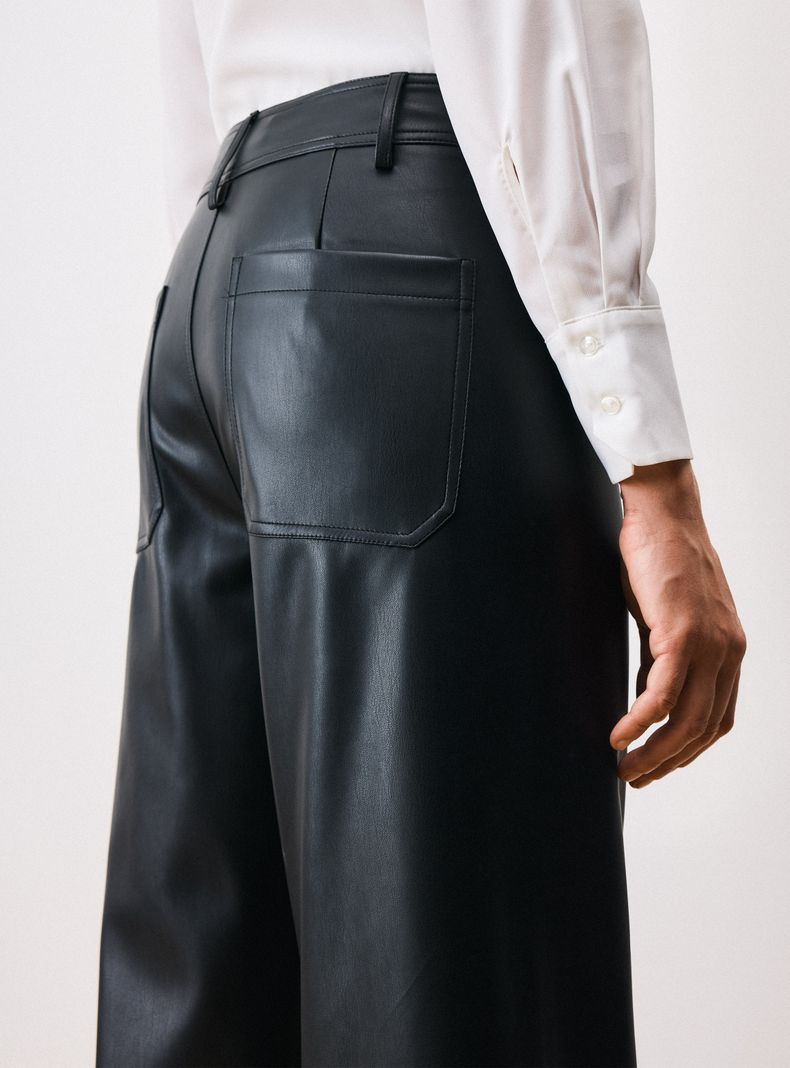 Pantalón Marine de Cuero Sintético-3