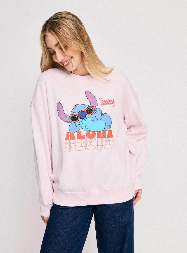 Polerón Licencia Stitch Aloha-0