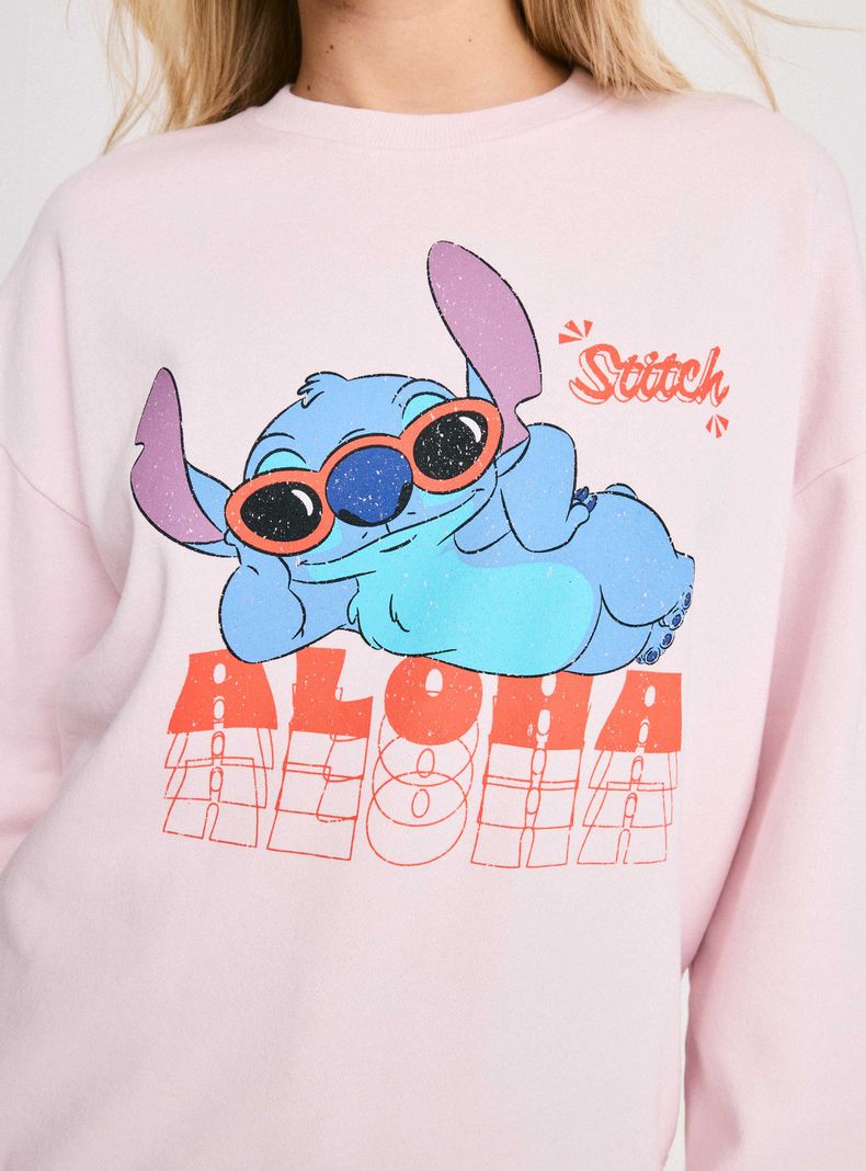 Polerón Licencia Stitch Aloha-2