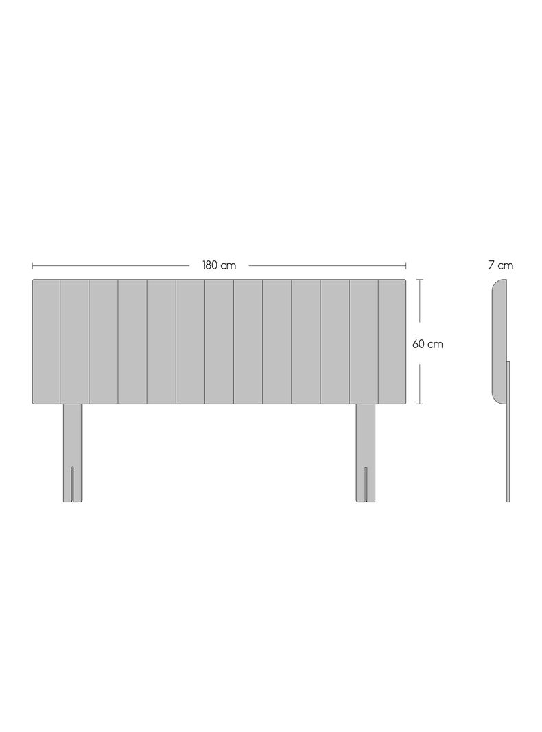 Cama Europea Merci King + Respaldo Merci + Velador Malaga Grey-1