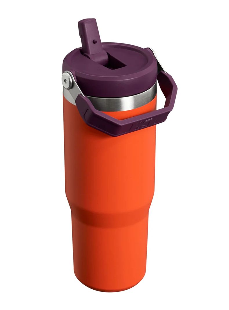 Botella Térmica Flip Straw Tigerlily Plum 887 ml-1