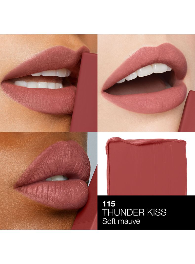 Labial Powermatte Lipstick Thunder Kiss-1