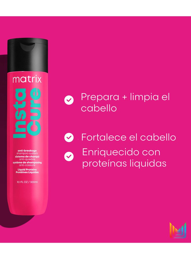 Shampoo Reparación del Cabello Dañado Instacure 300 ml Matrix-3
