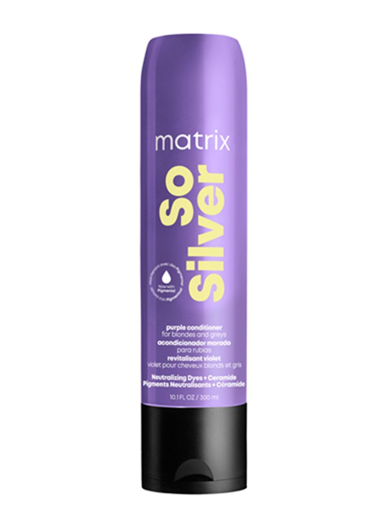 Acondicionador Pigmentado Morado Cabellos Rubios y Grises So Silver 300ml Matrix-0