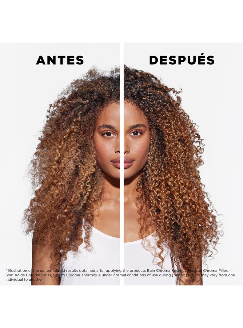 Set Reparación Cabello con Color Chroma Absolu Shampoo 250ml + Acondicionador 200ml + Serúm Chroma Thermique 150ml Kérastase-5