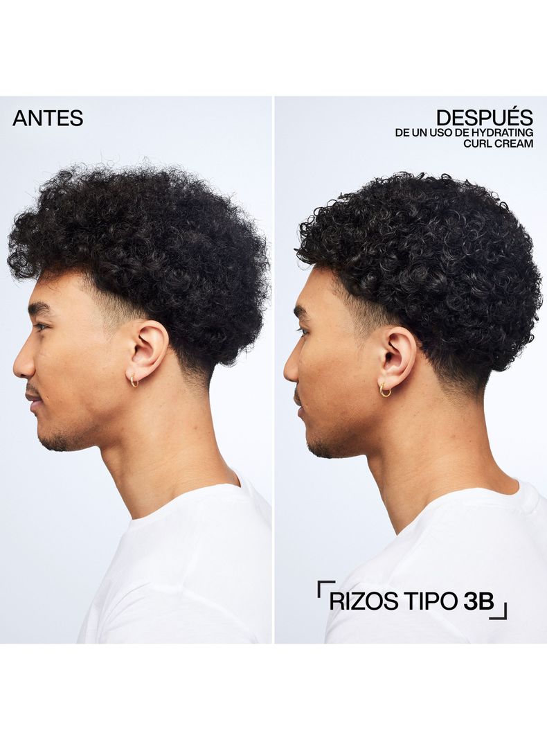 Crema para Peinar Rizos Cabello Rizado Hidratación y Definición Total Hybrid Curls 250ml Redken-3