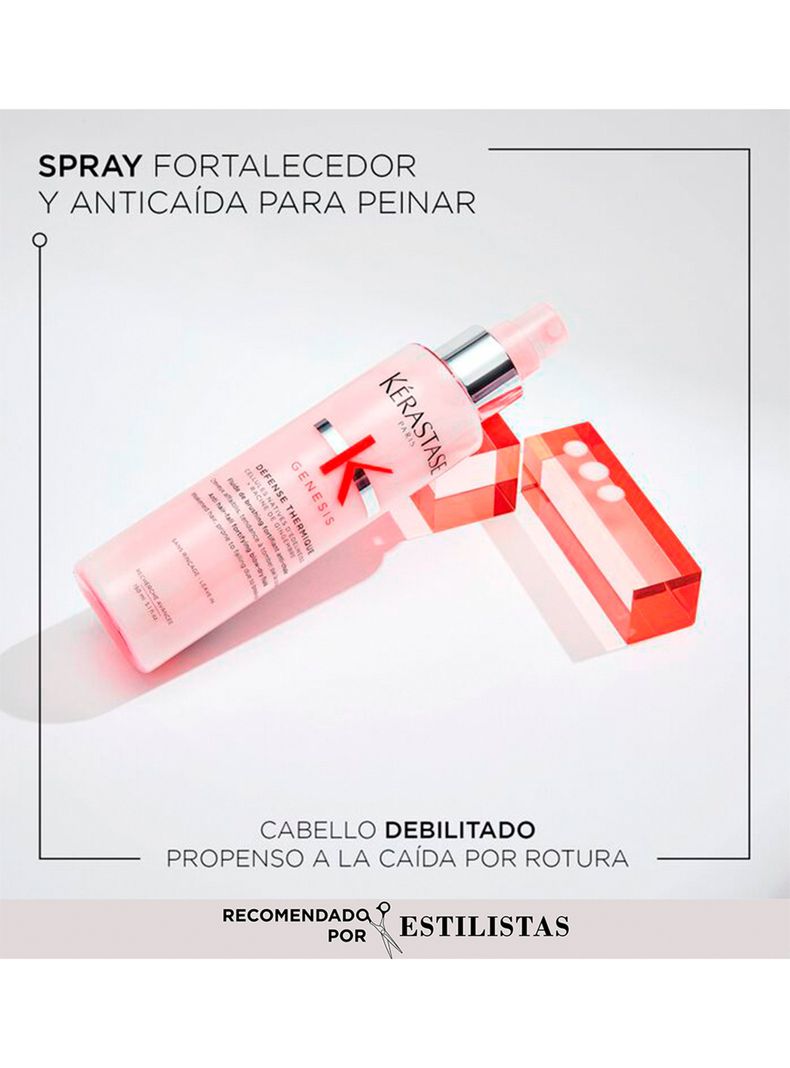 Set Anti-Caída Genesis Shampoo 250ml + Acondicionador 200ml + Spray Defense Thermique 150ml Kérastase-3