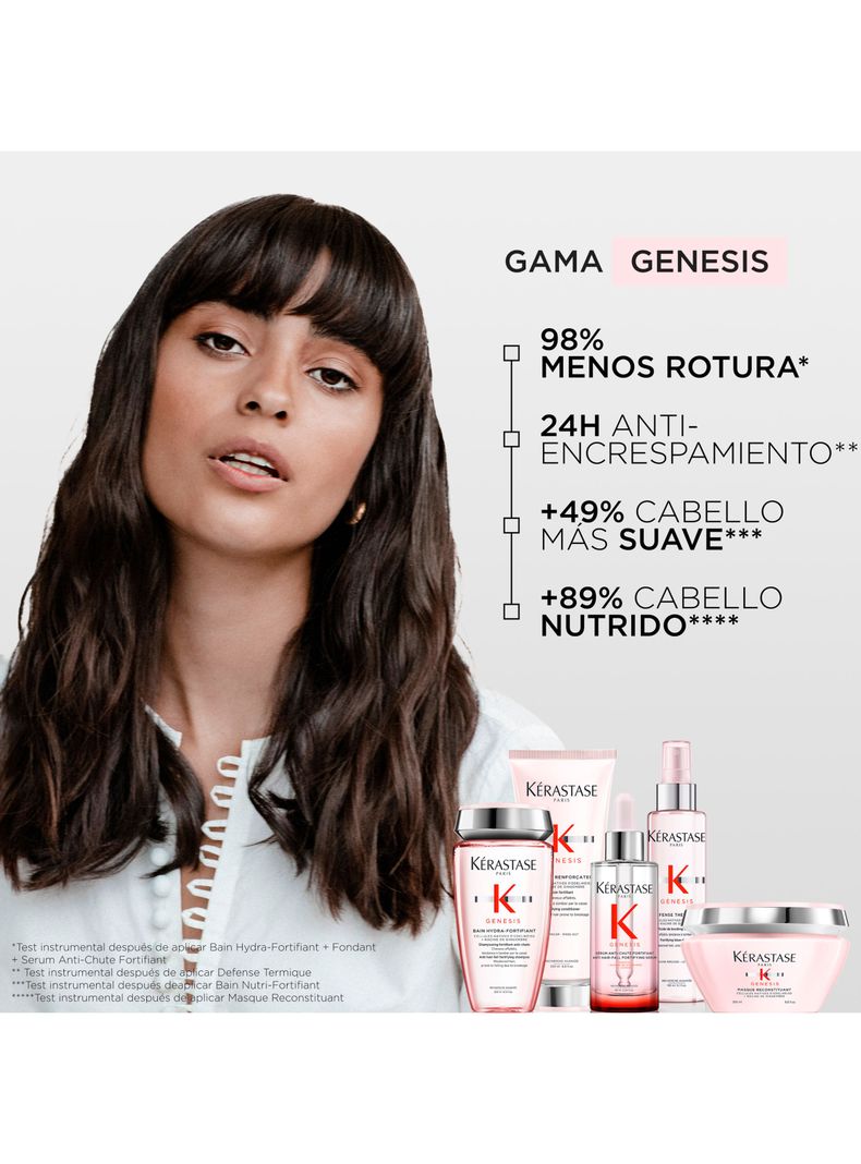 Set Anti-Caída Genesis Shampoo 250ml + Acondicionador 200ml + Spray Defense Thermique 150ml Kérastase-4