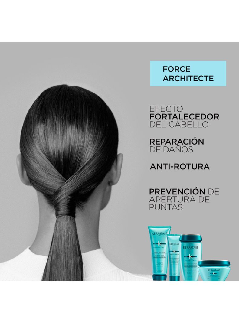 Set Reparación Cabello Debilitado Resistance Shampoo 250ml + Acondicionador 200ml + Crema Termoprotectora 150ml Kérastase-5