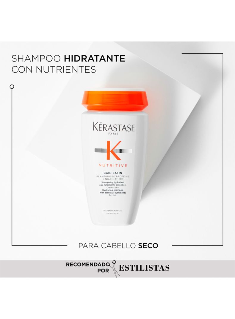 Set Cabello Seco Nutritive Shampoo 250ml + Acondicionador 200ml + Lotion Thermique 150ml Kérastase-1