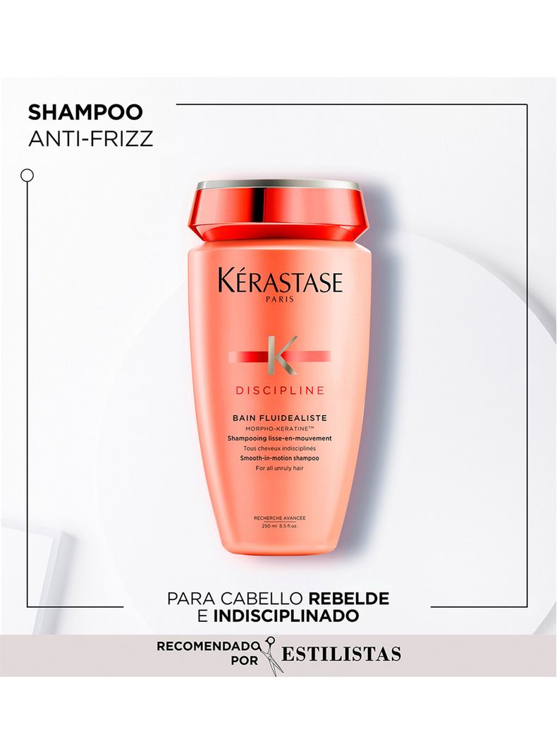 Set Hidratación Cabello Rebelde con Frizz Shampoo 250ml + Acondicionador 200ml + Keratine Thermique 150ml Kérastase-1