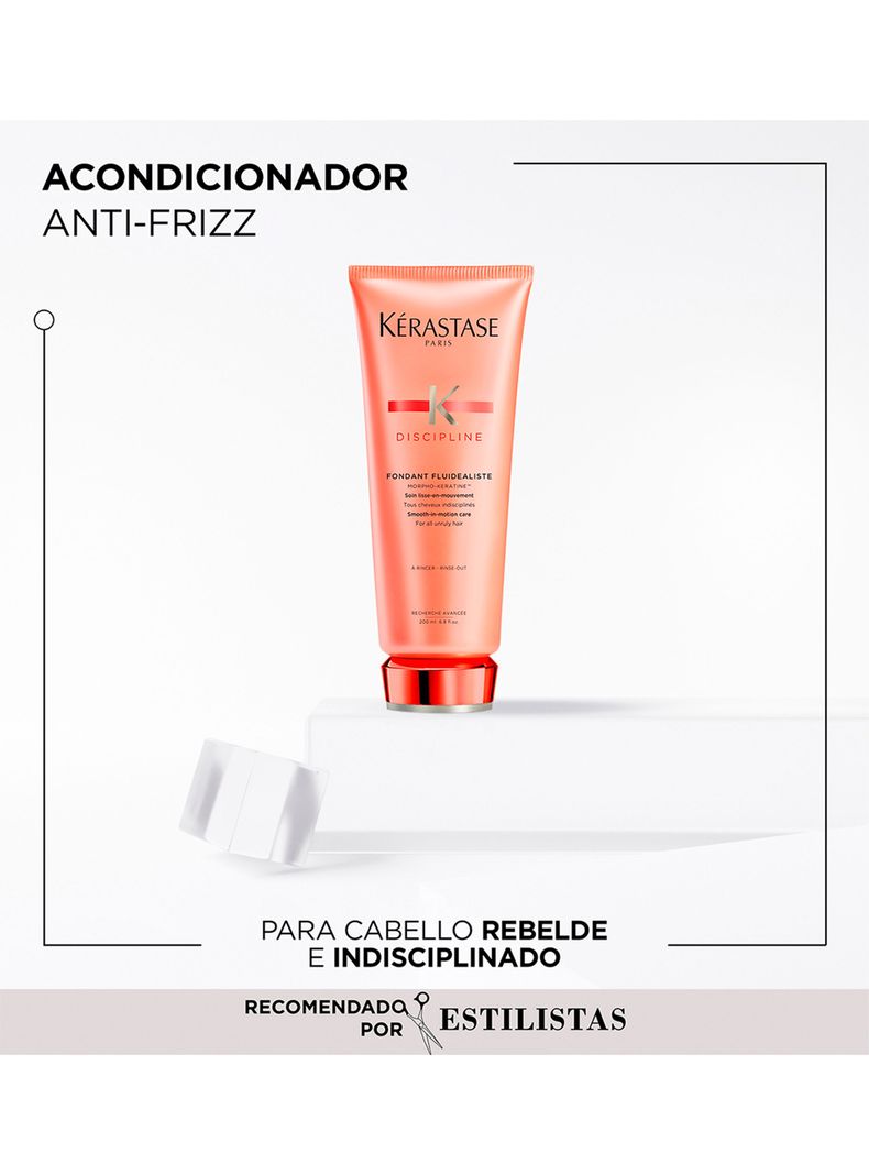 Set Hidratación Cabello Rebelde con Frizz Shampoo 250ml + Acondicionador 200ml + Keratine Thermique 150ml Kérastase-2