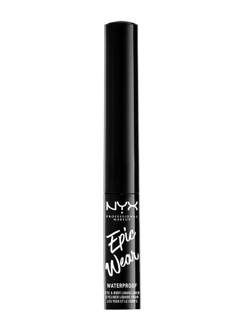 Delineador Nyx Professional Makeup Líquido Epic Wear Metallic Black Metallic-2