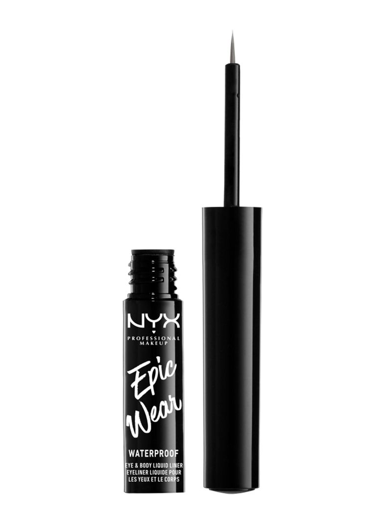 Delineador Nyx Professional Makeup Líquido Epic Wear Metallic Gunmetal-0