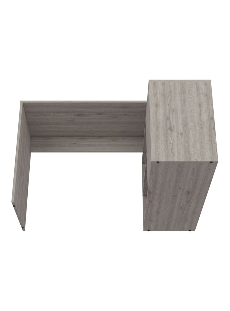 Escritorio Esquinero en Forma L Rennes Gris-2
