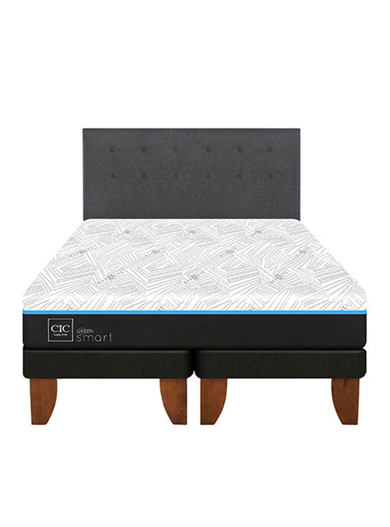 Cama Europea Green Infinity 2 Plazas Base Dividida + Respaldo Eufrates-2