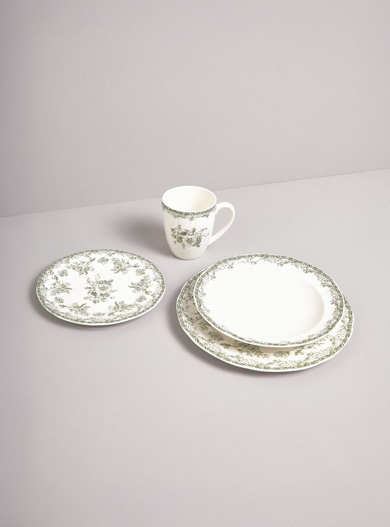 Set Loza 24 Piezas María Verde-1