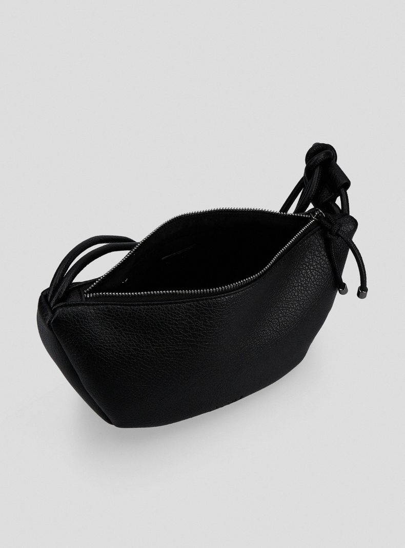 Cartera Crossbody Efecto Cuero con Nudos en Tirante-5
