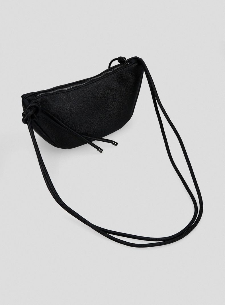 Cartera Crossbody Efecto Cuero con Nudos en Tirante-4