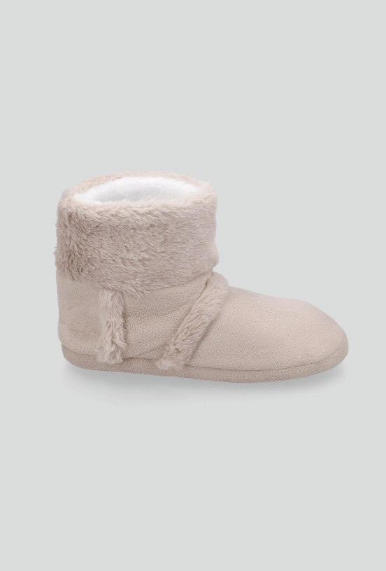 Pantufla Botita Suede con Chiporro-3