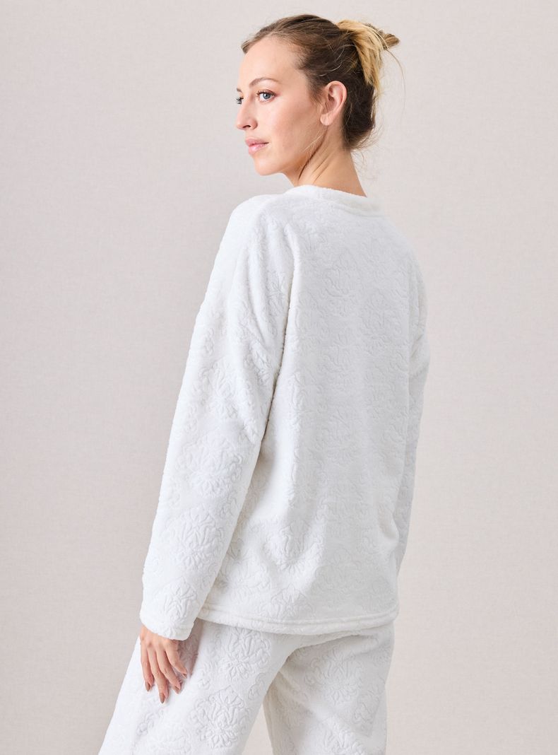 Pijama Velour Embosse 1 Color-1