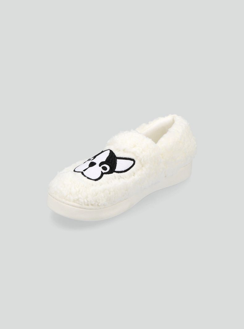 Pantufla Aplicación Bordado-1