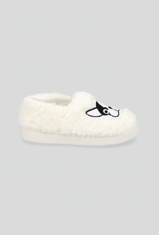 Pantufla Aplicación Bordado-3
