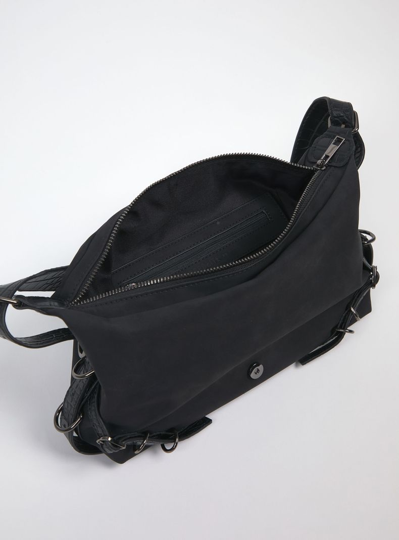 Cartera de Hombro Tipo Baguette Hebilla-4