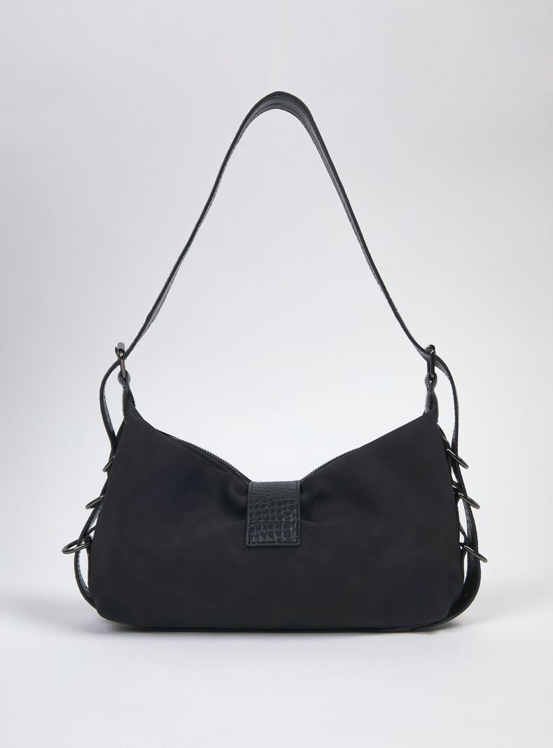 Cartera de Hombro Tipo Baguette Hebilla-2
