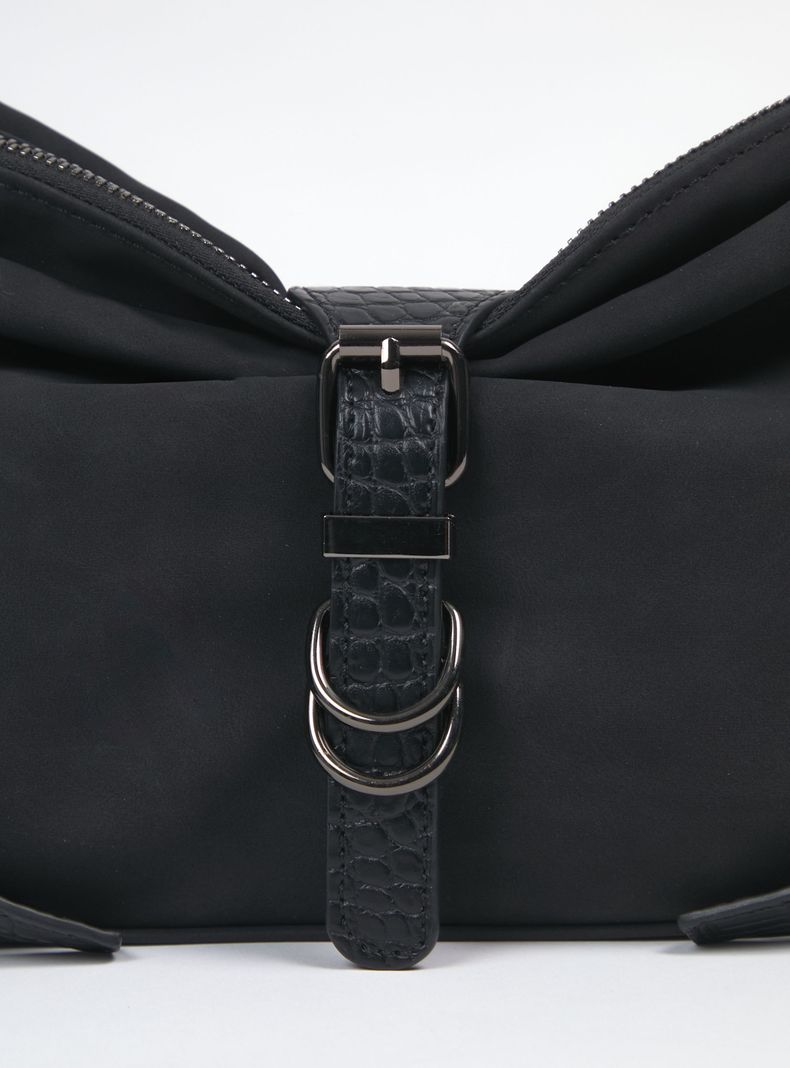 Cartera de Hombro Tipo Baguette Hebilla-3