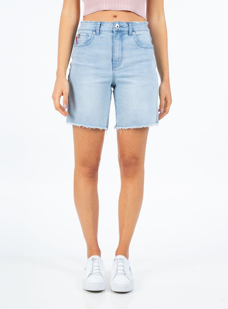 Short Relaxed Light Blue-0