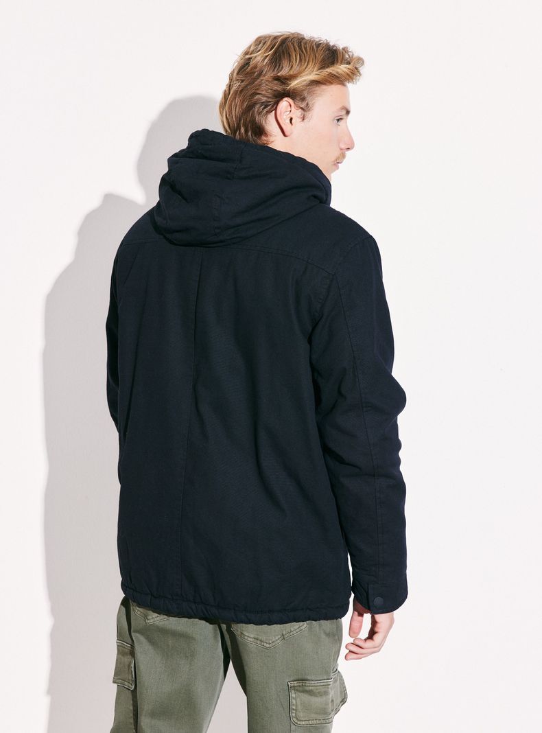 Chaqueta con cierre y Gorro-1
