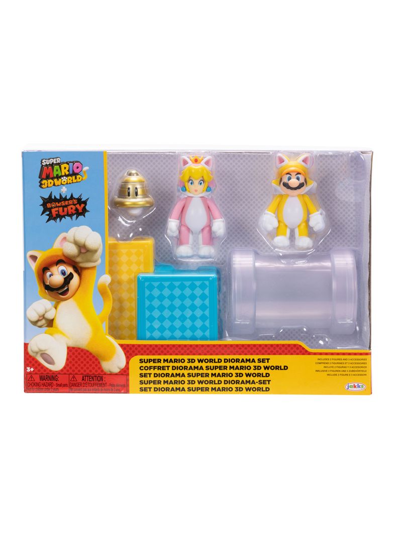 Figuras de Acción Super Mario 3D World Diorama-1
