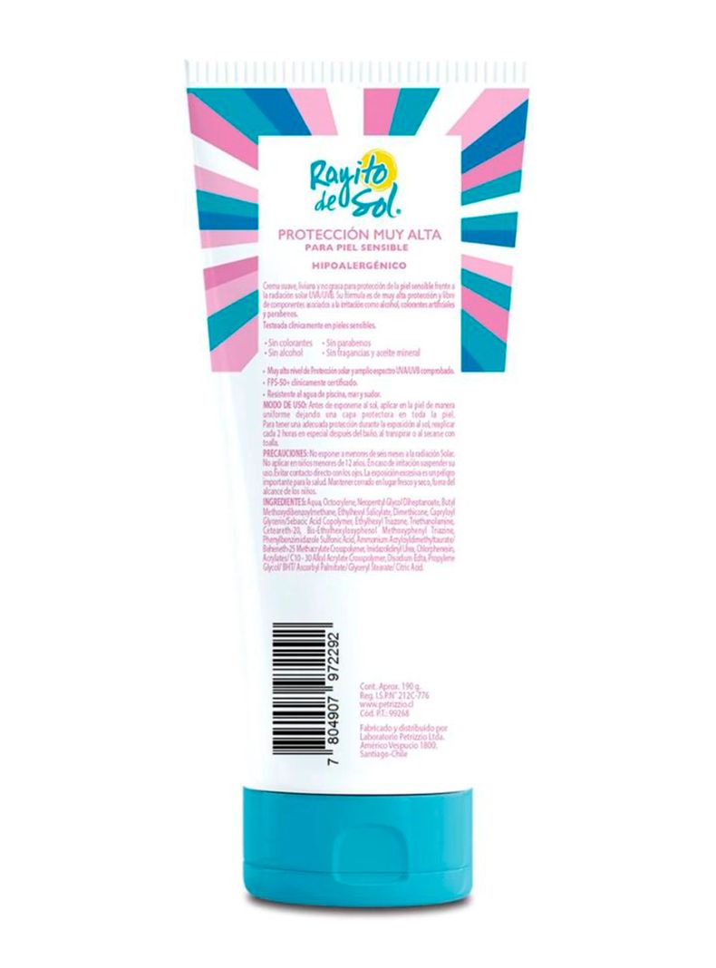 Crema Protectora Ozono Piel Sensible FPS50+-1