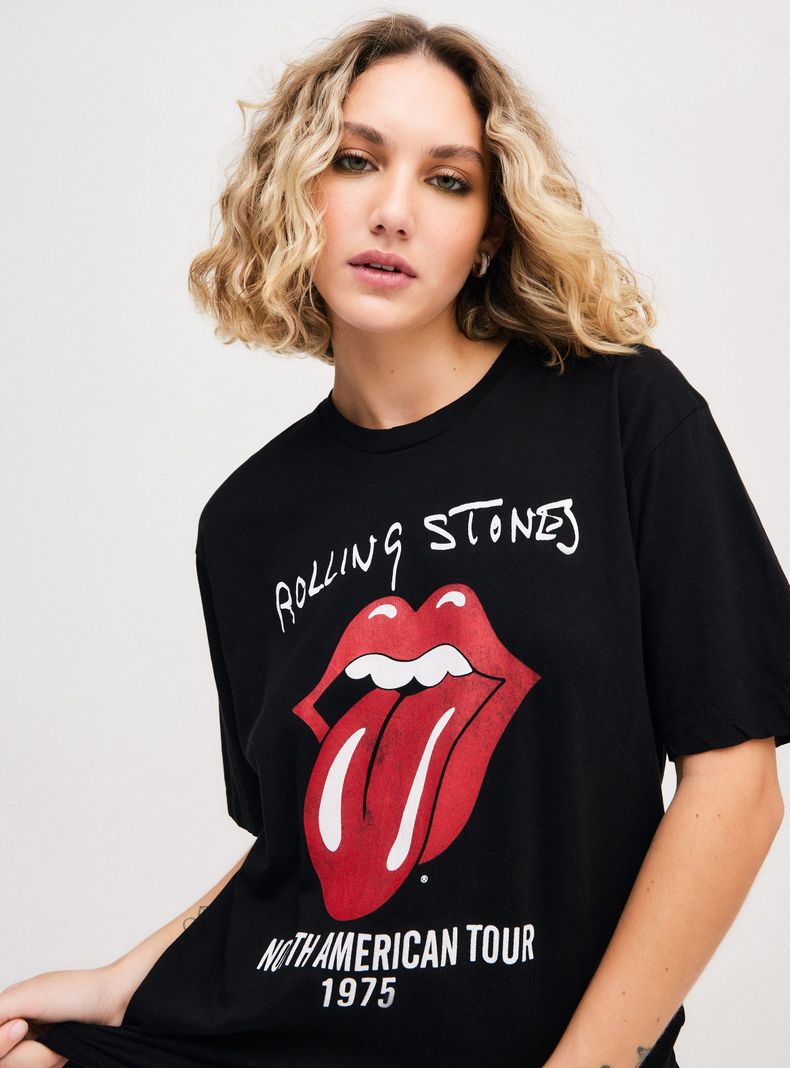 Polera The Rolling Stones Negro Talla M-2