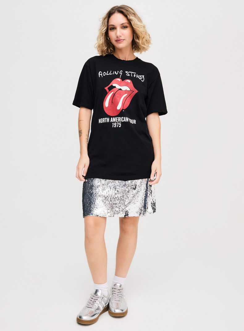 Polera The Rolling Stones Negro Talla M-3