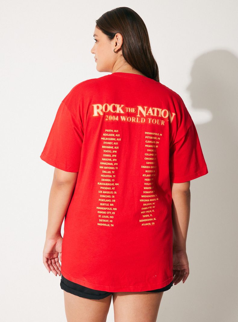 Polera Kiss Rojo Talla Xl-1