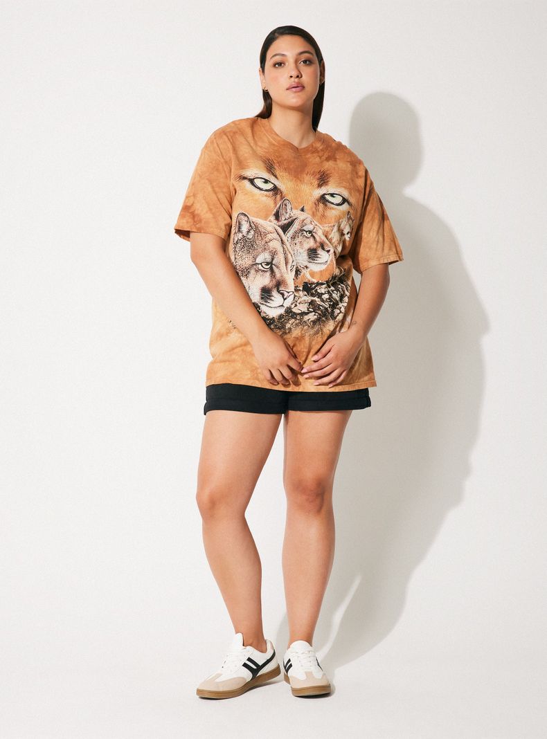 Polera The Mountain Café Talla Xl-3