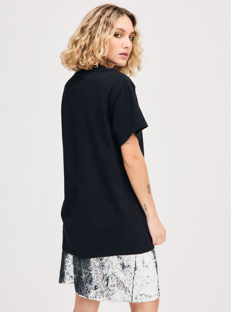 Polera Felix The Cat Negro Talla M-1
