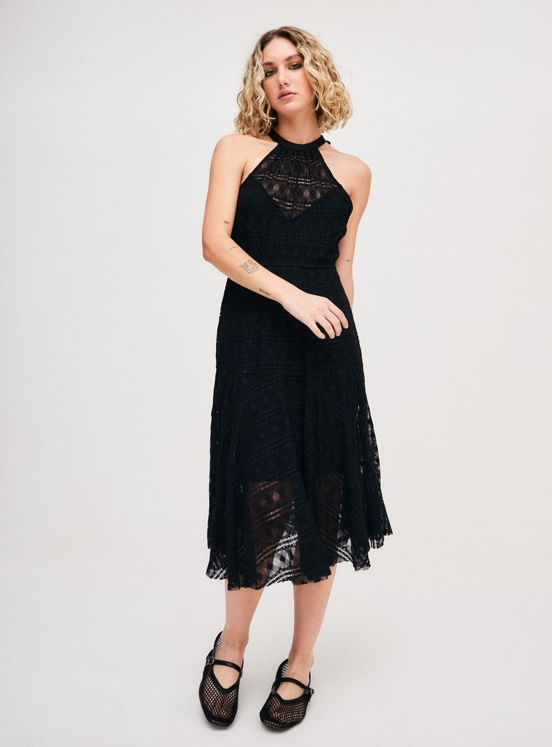Vestido Tracy Reese Negro Talla S-2