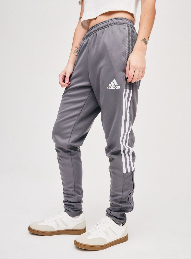 Pantalón Buzo Adidas Gris-0