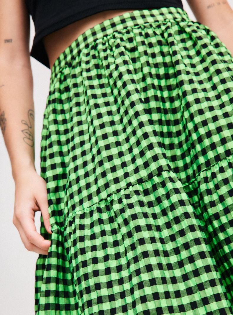 Falda Topshop Verde-2
