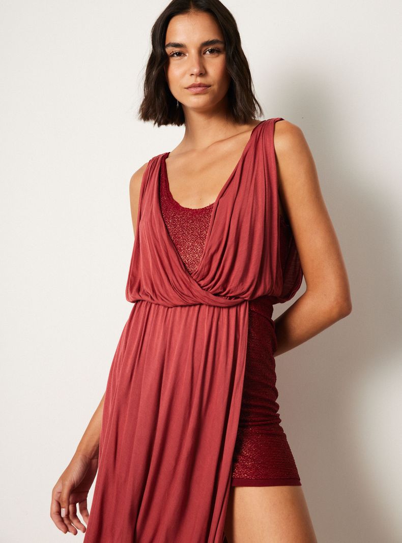 Vestido Free People Rojo Talla S-3