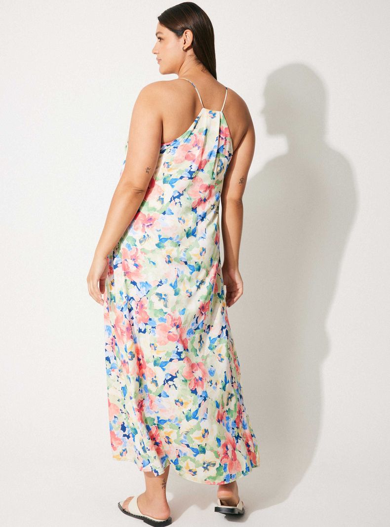 Vestido Tahari Flores Talla Xl-3