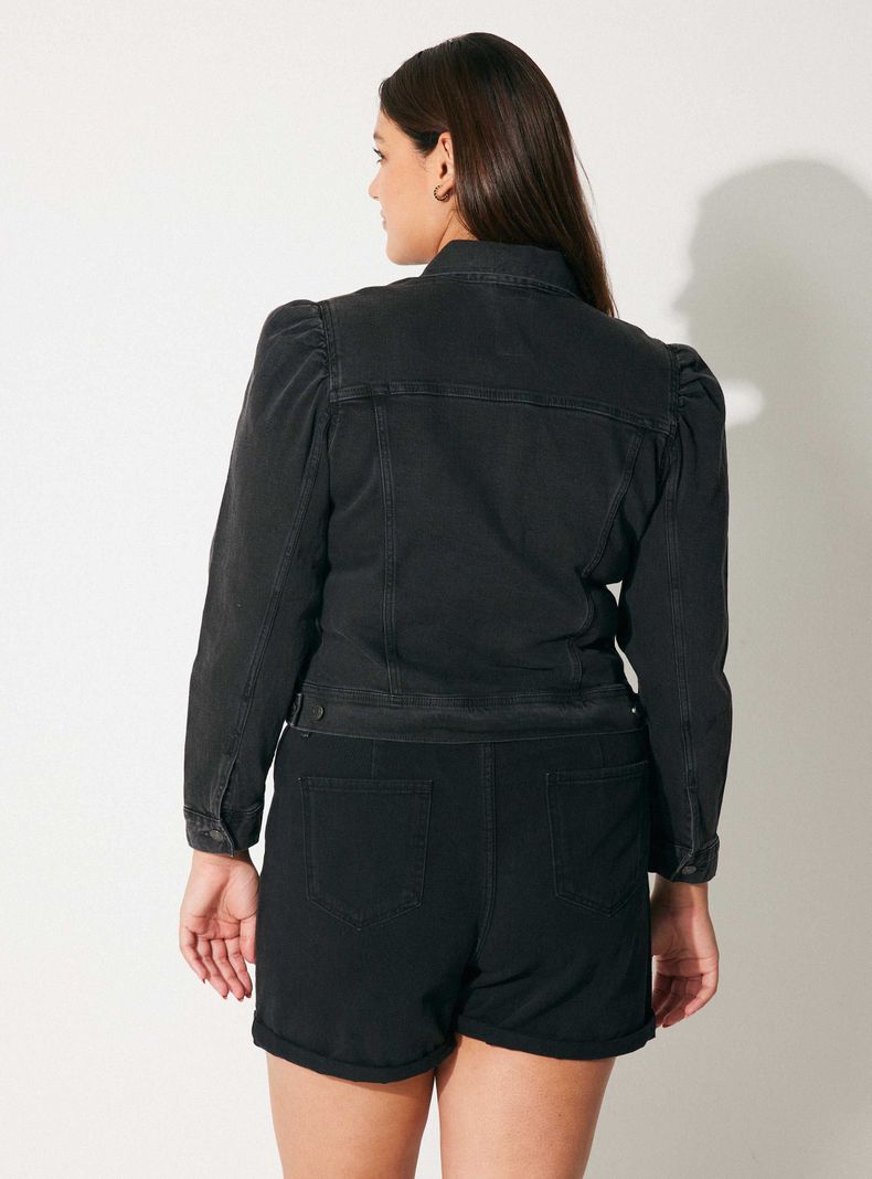 Chaqueta Denim Jacket Gap Negro Talla Xl-1