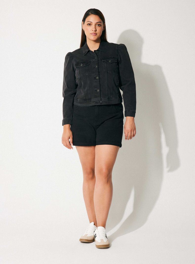 Chaqueta Denim Jacket Gap Negro Talla Xl-3